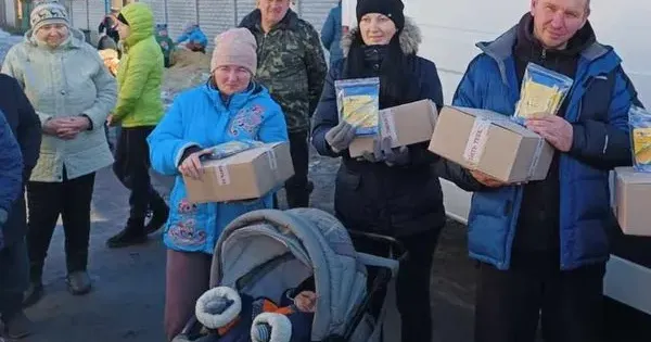 Фото з відкритих джерел Золочівці отримали продовольчу допомогу від волонтерськиї релігійних громад на порталі Gromada Group