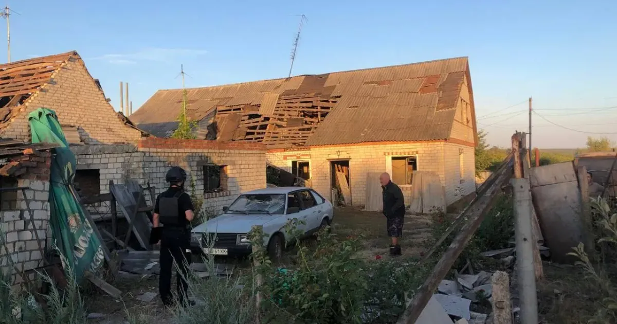 Фото з місця події Золочівська громада, 13.09.2024 року. 13 вересня окупанти завдали авіадару по Золочеву