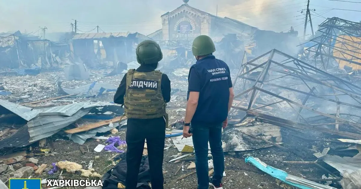 Фото: Харківська обласна прокуратура Російські окупанти скинули чотири авіабомби на Золочів на порталі Gromada Group